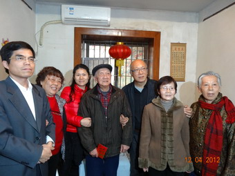 拜会程龙庆老人