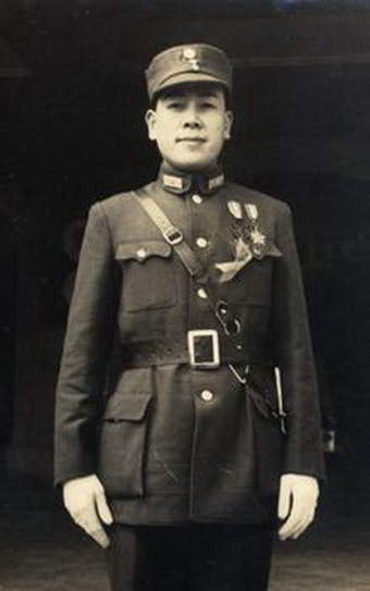 蔡继琨参加日本投降仪式,时为少将